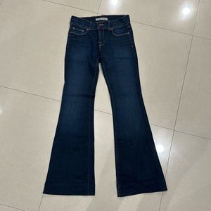 J Brand Dark Wash Flared Jeans